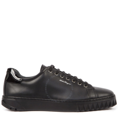 Ferragamo Salvatore Mens Low-top Leather Sneakers, Brand Size 5.5