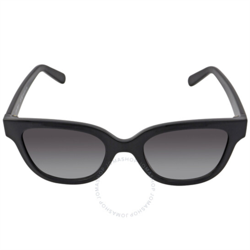 Salvatore Ferragamo Smoke Gradient Square Ladies Sunglasses