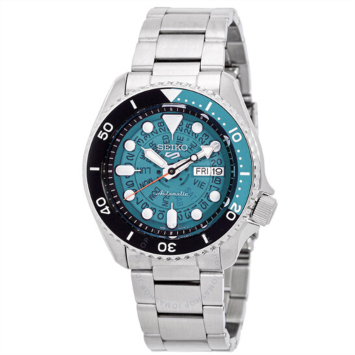 Seiko 5 Sports Automatic Teal Dial Mens Watch