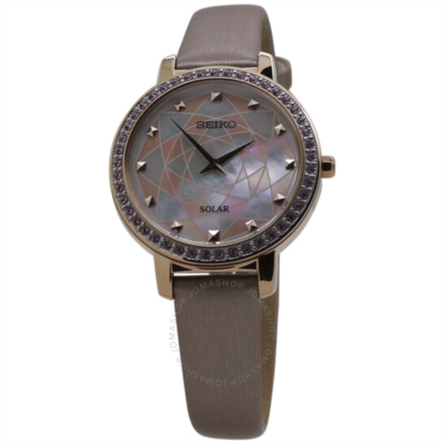 Seiko Crystal Mother of Pearl Dial Ladies Watch