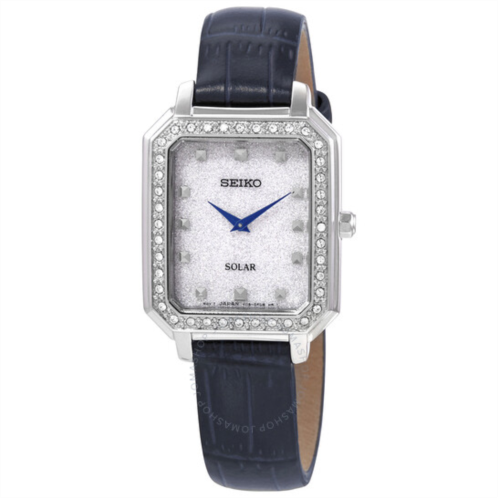 Seiko Essentials Quartz Silver Glitter Dial Ladies Watch