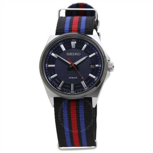 Seiko Racing Sports Quartz Blue Dial Mens Watch