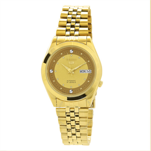 Seiko 5 Automatic Gold Dial Mens Watch