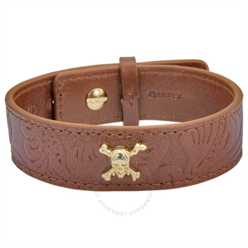 S.T. Dupont Disneys Pirates of The Caribbean Brown Leather Bracelet