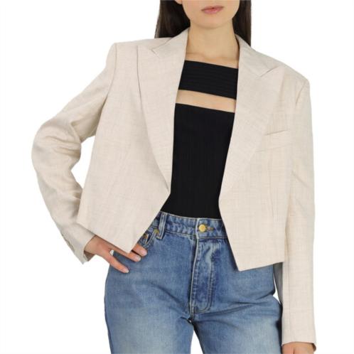 Stella Mccartney Ladies Adley Cropped Jacket, Brand Size 42 (US Size 8)