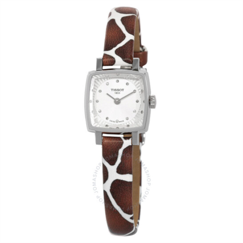 Tissot Lovely Giraffe Quartz Diamond Silver Dial Ladies Watch