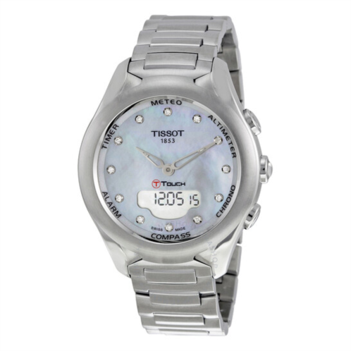 Tissot T-Touch Expert Solar Perpetual Alarm Chronograph Diamond Ladies Watch