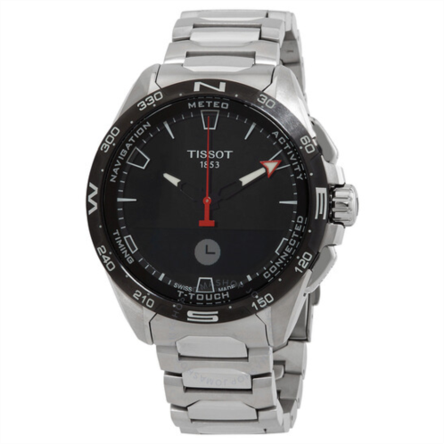 Tissot T-Touch Perpetual Alarm Chronograph Quartz Analog-Digital Black Dial Mens Watch