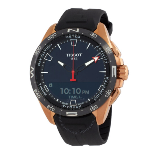 Tissot T-Touch Perpetual Alarm Chronograph Quartz Analog-Digital Black Dial Mens Watch