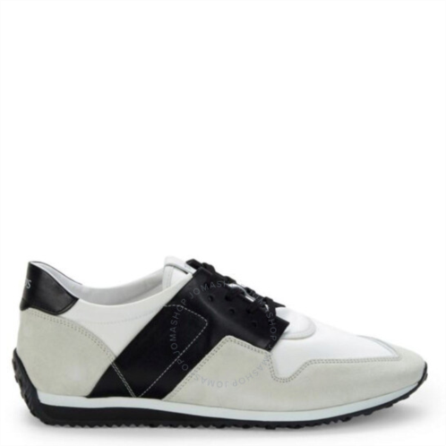 Tod  s Mens Deconstructed Sports Leather And Suede Sneakers, Brand Size 10.5 ( US Size 11.5 )