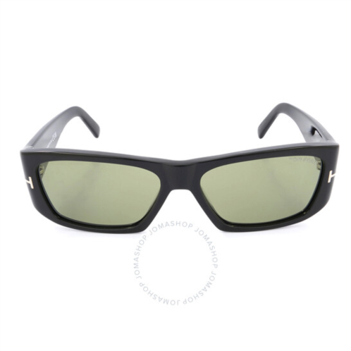Tom Ford Andres Green Square Unisex Sunglasses