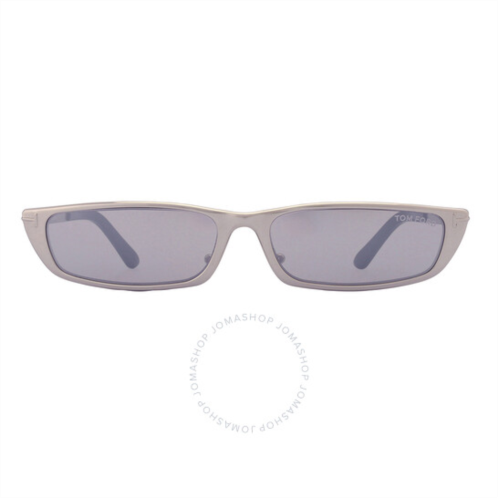 Tom Ford Everett Smoke Mirror Rectangular Unisex Sunglasses