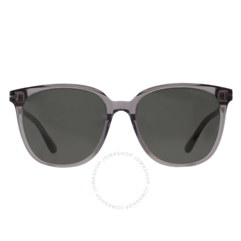 Tom Ford Grey Oval Unisex Sunglasses