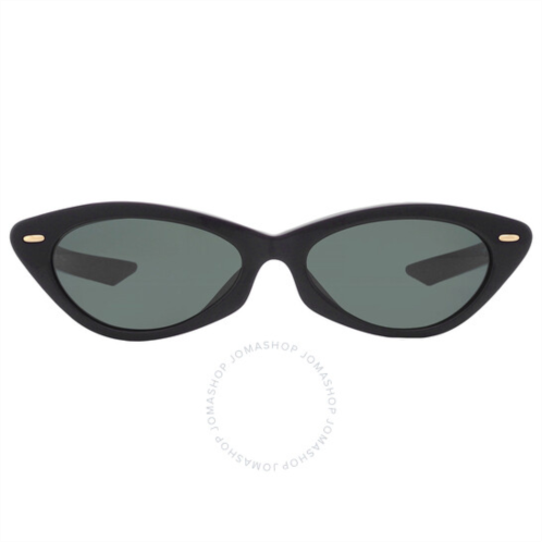 Tory Burch Dark Green Cat Eye Ladies Sunglasses