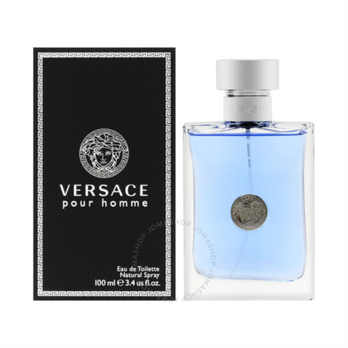 Versace Signature Homme by EDT Spray (blue / Silver) 3.3 oz (m)