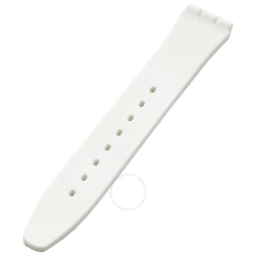 Swatch White Silicone Strap 6H