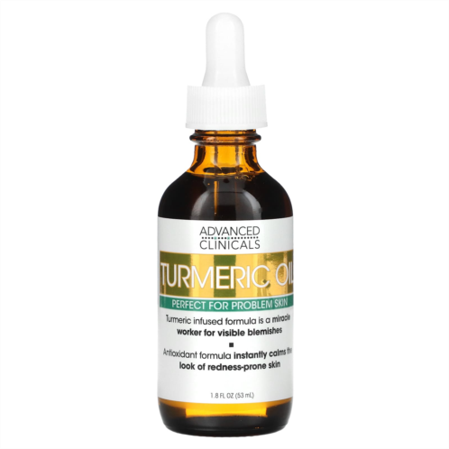 Advanced Clinicals Turmeric Oil Perfect for Problem Skin 1.8 fl oz (53 ml)