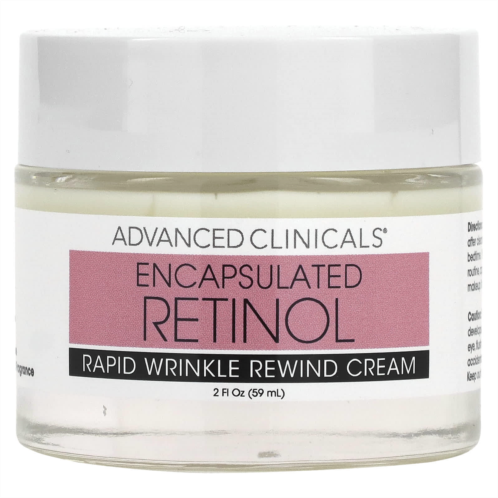 Advanced Clinicals Encapsulated Retinol Rapid Wrinkle Rewind Cream Fragrance Free 2 fl oz (59 ml)