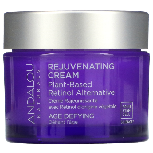 Andalou Naturals Rejuvenating Cream Plant-Based Retinol Alternative Age Defying 1.7 oz (50 g)