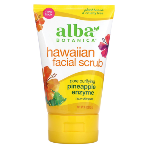 Alba Botanica Hawaiian Facial Scrub 4 oz (113 g)