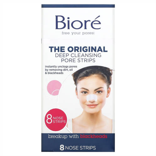 Biore Deep Cleansing Pore Strips The Original 8 Nose Strips