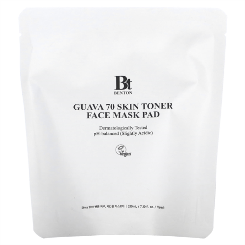 Benton Guava 70 Skin Toner Beauty Face Mask Pad 70 Pads 7.10 fl oz (210 ml)