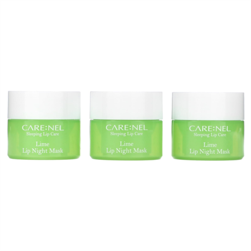 Care:Nel Lip Night Mask Lime 3 Pieces 0.17 oz (5 g) Each