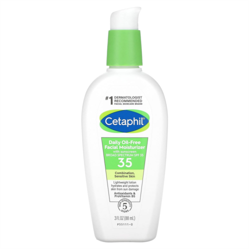 Cetaphil Daily Oil-Free Facial Moisturizer With Sunscreen SPF 35 3 fl oz (88 ml)
