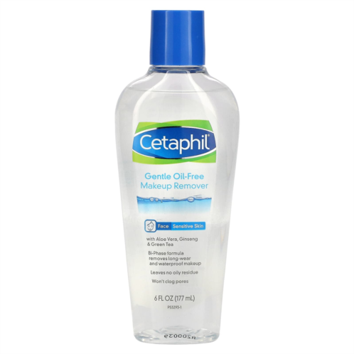 Cetaphil Gentle Oil Free Makeup Remover Fragrance Free 6 fl oz (177 ml)