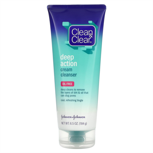 Clean & Clear Deep Action Cream Cleanser 6.5 oz (184 g)