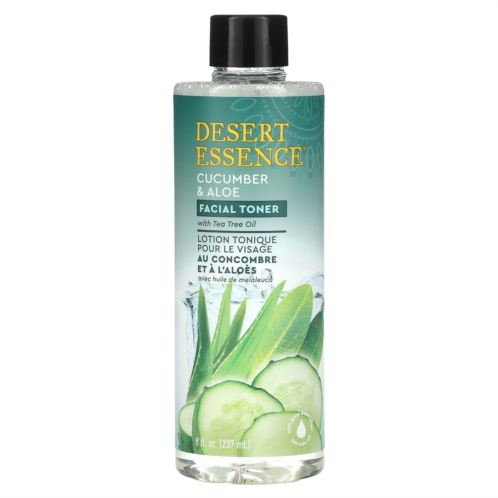 Desert Essence Facial Toner Cucumber & Aloe 8 oz (237 ml)