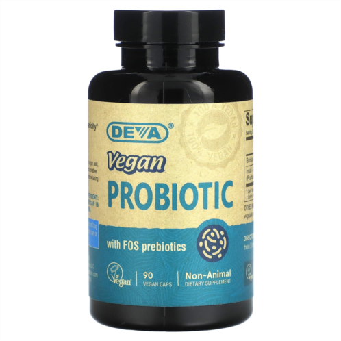 Deva Vegan Probiotic with FOS Prebiotic 90 Vegan Caps