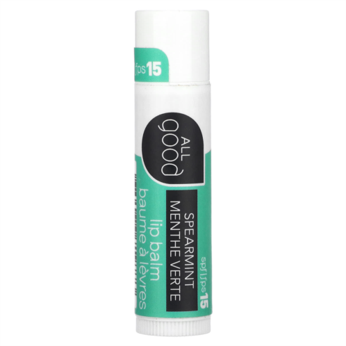 All Good Products Lip Balm SPF 15 Spearmint 0.15 oz (4.2 g)