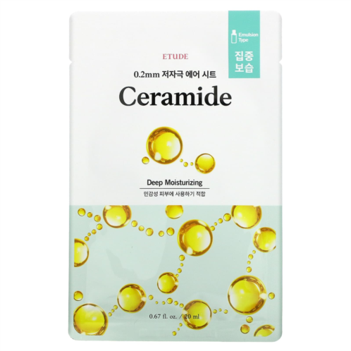 Etude Ceramide Beauty Mask 1 Sheet Mask 0.67 fl oz (20 ml)