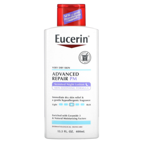 Eucerin Advanced Repair Lotion PM Scented Night 13.5 fl oz (400 ml)