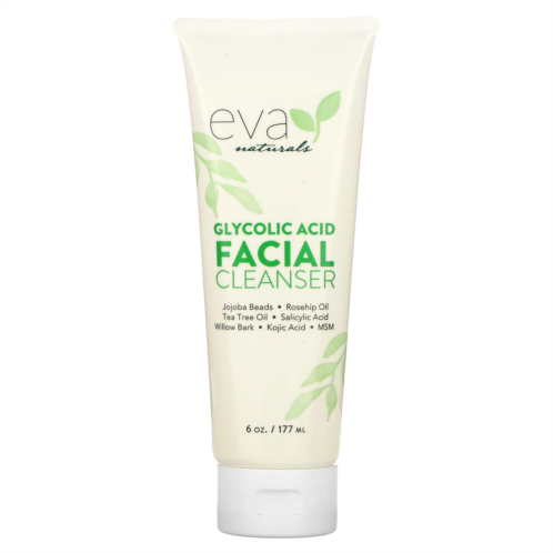 Eva Naturals Glycolic Acid Facial Cleanser 6 oz (117 ml)