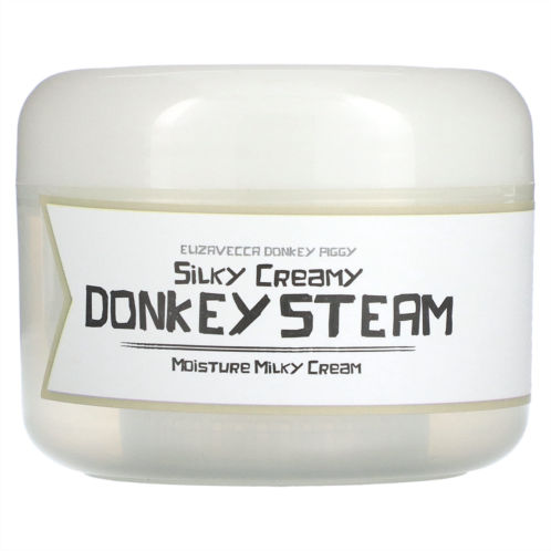 Elizavecca Donkey Piggy Silky Creamy Donkey Steam Moisture Milky Cream 3.53 oz (100 g)