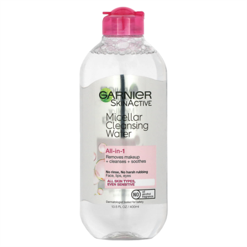 Garnier SkinActive All-in-1 Micellar Cleansing Water All Skin Types 13.5 fl oz (400 ml)