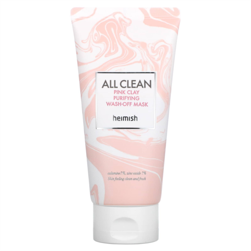 Heimish All Clean Pink Clay Purifying Wash-Off Mask 5.29 oz (150 g)