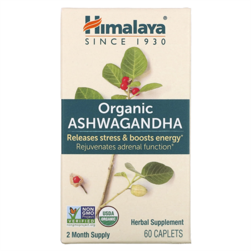 Himalaya Organic Ashwagandha 60 Caplets