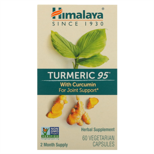 Himalaya Turmeric 95 with Curcumin 60 Vegetarian Capsules