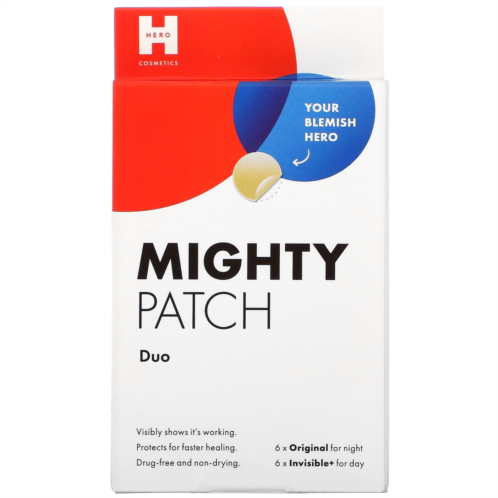 Hero Cosmetics Mighty Patch Duo 6 Original + 6 Invisible Patches