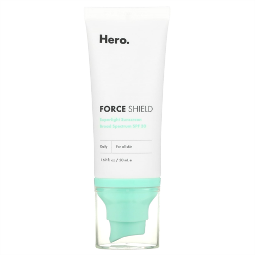 Hero Cosmetics Force Shield Superlight Sunscreen SPF 30 1.69 fl oz (50 ml)
