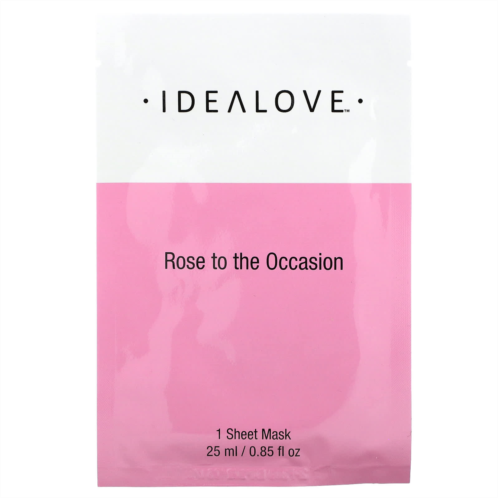 Idealove Rose to the Occasion 1 Beauty Sheet Mask 0.85 fl oz (25 ml)