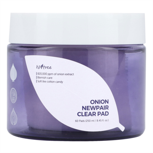 Isntree Onion Newpair Clear Pad 60 Pads 8.45 fl oz (250 ml)