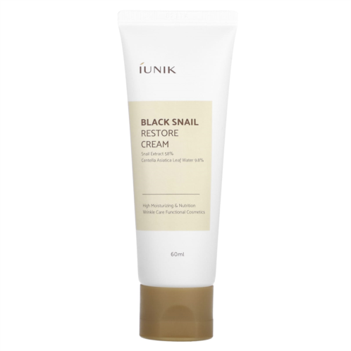 iUNIK Black Snail Restore Cream 2.02 fl oz (60 ml)