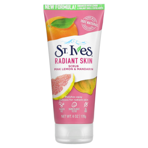 St. Ives Radiant Skin Scrub Pink Lemon & Mandarin 6 oz (170 g)