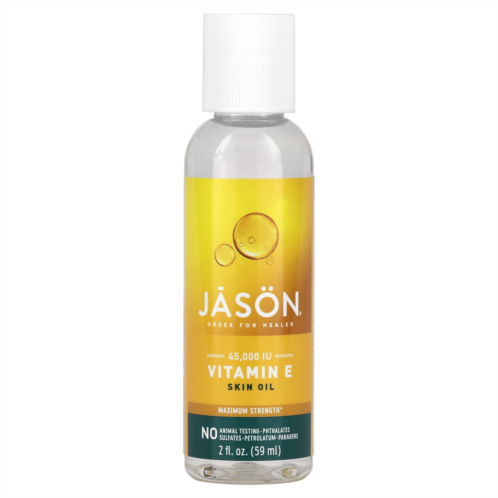 Jason Natural Vitamin E Skin Oil Maximum Strength 45000 IU 2 fl oz (59 ml)