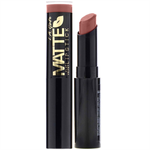L.A. Girl Matte Flat Velvet Lipstick Snuggle 0.10 oz (3 g)