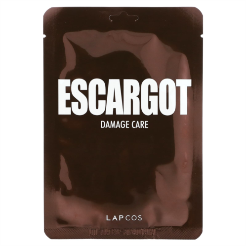 Lapcos Escargot Beauty Sheet Mask Damage Care 1 Sheet 0.91 fl oz (27 ml)